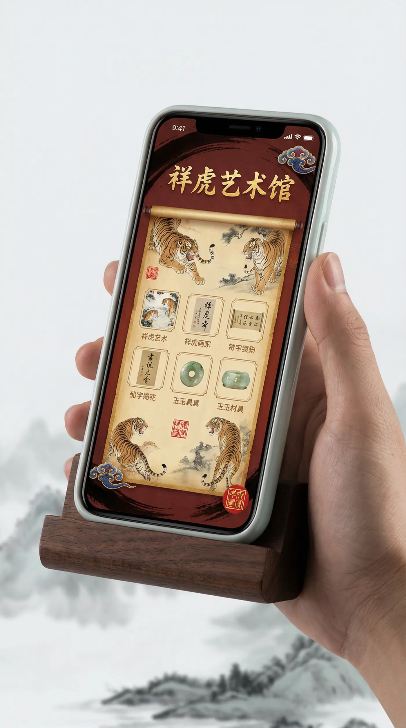 掌上虎典APP界面 - 四虎tv | 虎文化移动应用