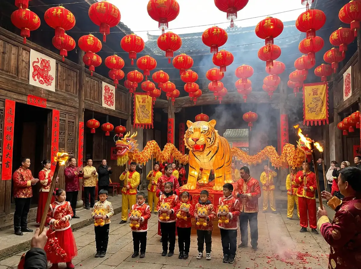 虎年庆典活动 - 四虎tv | 虎图腾民俗